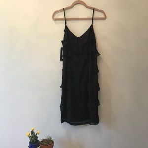 Karl Lagerfeld Paris Black Strappy Dress Small